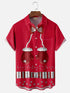 Men's Christmas Funny Graphic Short Sleeve Hawaiian Shirt